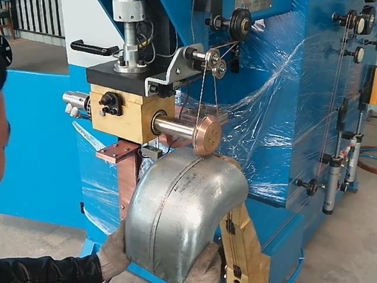 تجهیزات جوشکاری درز 50KVA دستگاه جوش درز مجرای زاویه جوش 45 90 15 60